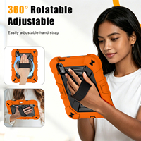 Casing Tablet Anti Jatuh Industri dengan Pegangan Tangan untuk Pekerja Konstruksi, Kompatibel untuk iPad Mini 8 2026 Funda Case