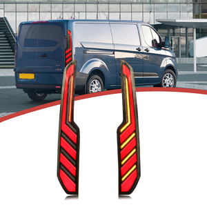 Gruppo Luci Posteriori Full LED Sequenziali HOSI per Transit Custom 2016-2022, Lente Fumé, 3000 Lm 6000K, Indicatore <span class=keywords><strong>di</strong></span> Direzione Dinamico - Product Image 5