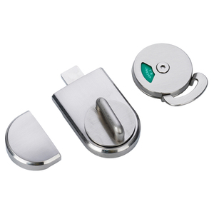 ตัวล็อคประตูห้องน้ำสาธารณะ สแตนเลส 304 พร้อมตัวบอกสถานะว่าง/มีคนอยู่ - Product Image 1