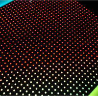 Wasserdichter Pixel-Interaktiver Tanzboden 8x8 Stück Video-Panel DJ-Lichter Leuchtende Tanzfläche Digitaler LED-Tanzboden für Hochzeiten