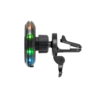 Cargador inalámbrico de coche magnético RGB de 15W para <span class=keywords><strong>Phone13</strong></span> 14 15 16 17Pro Max, soporte para teléfono de coche, estación de carga rápida - Product Image 1