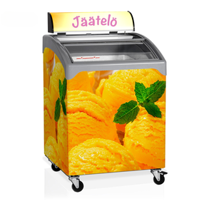 Vitrine Réfrigérée Commerciale à Porte Vitrée pour Crèmes Glacées et Aliments Surgelés pour Magasin de Crèmes Glacées - Product Image 3