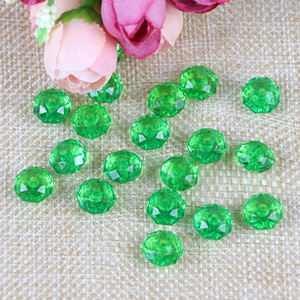 Acrylic Flat Round Beads 4mm Imitation Crystal Loose Beads For Jewelry Making - Product Image 3