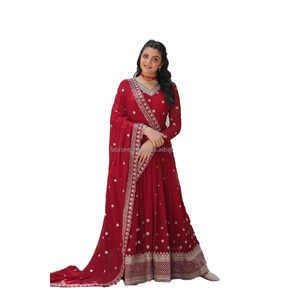 2024 COLECCIÓN DE 2017 Modest Anarkali Suits para bodas Festivales Soirees Making You the Epitome of Elegance - Product Image 1