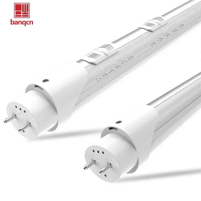 Banqcn T8 LED tubo luce alluminio PC eco-friendly lampada 10W 12W 15W 18W 22w 4FT 2700-6500K