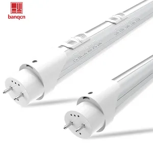 Banqcn T8 หลอดไฟ LED อลูมิเนียม PC โคมไฟเป็นมิตรกับสิ่งแวดล้อม 10W 12W 15W 18W 22w 4FT 2700-6500K