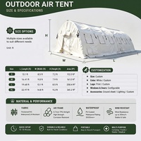 Carpa Inflable Comercial para Exteriores, de PVC Impermeable, con Estructura Arqueada, de Montaje Rápido, para las Cuatro Estaciones, OEM ODM