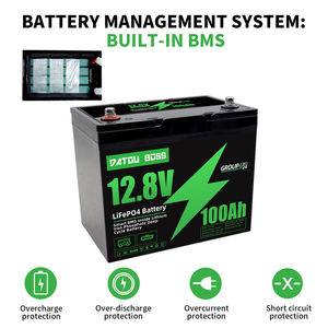 欧盟<span class=keywords><strong>PL</strong></span>美国库存BMS 12V 100ah 200Ah 300Ah磷酸铁锂电池6000深循环钓鱼房车野营热卖 - Product Image 3