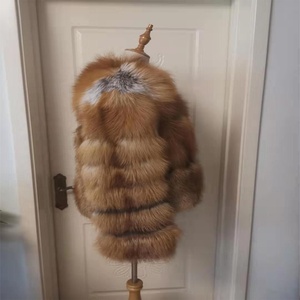 Cappotto in Vera <span class=keywords><strong>Pelliccia</strong></span> di <span class=keywords><strong>Volpe</strong></span> 2019, Giacca Morbida in Vera <span class=keywords><strong>Pelliccia</strong></span> di <span class=keywords><strong>Volpe</strong></span>, Vendita all'Ingrosso - Product Image 2