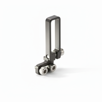 Fixateur de ligne pour cage de caméra d'équipement industriel usiné sur mesure par CNC, options en acier inoxydable/aluminium, procédé de brochage pour câble