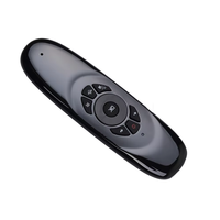 Keyboard Nirkabel USB Universal Hot C120 2024 dengan Remote Control dan Dukungan Air Mouse BLE untuk Semua Android/Windows/Mac/Linux
