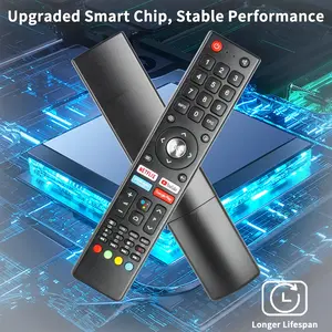 GCBLTV02ADBBT Pour <span class=keywords><strong>Saba</strong></span> Changhong <span class=keywords><strong>TV</strong></span> Télécommande Netflix PrimeVideo YouTube Google Play Boutons (Pas de fonction vocale) - Product Image 6
