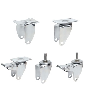 Staffa resistente 3/4/5/6/8 pollici accessori Base ruota universale a spinta a mano supporto telaio carrello piatto - Product Image 2