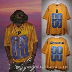 <span class=keywords><strong>Xxxxl</strong></span> Camisas 2025 Homens das Mulheres V-Neck Sports T-Shirts de Secagem Rápida Malha Respirável Multi-Bordada Costura para Secagem Rápida - Product Image 3