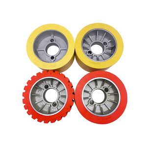 120*35*60mm Houtbewerkingsmachine Onderdelen Voedingsrubberwiel Voedingsrol Perswiel voor Schaafmachine - Product Image 1