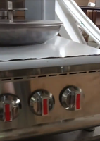 Robot à gaz entièrement automatique pour la découpe de shawarma et de kebab