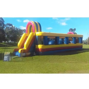 Pista <span class=keywords><strong>de</strong></span> Obstáculos Inflable <span class=keywords><strong>de</strong></span> Alta Calidad para Niños, Juego <span class=keywords><strong>de</strong></span> Carreras Inflable, Desafío Wipeout, Inflable Big Baller para Niños y Adultos - Product Image 6