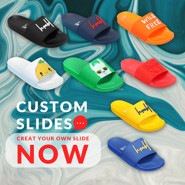 Henghao Male Fashion Rubber Slippers Men Slippers Big Size 49 Room Slipper Custom Slide Sandals