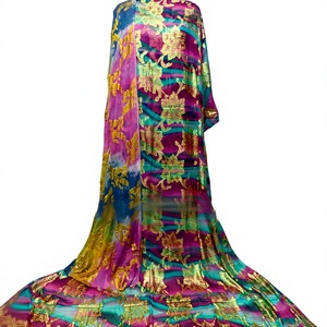 Vêtements Kanga de luxe pour femmes, viscose écologique, motif floral, manches cloche, coupe ample, tenue traditionnelle pour les occasions spéciales - Product Image 2
