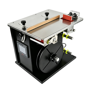 Machine d'étiquetage semi-automatique de type L 90 pour petites boîtes et cartons - Étiqueteuse de bureau PLC pour étiquettes autocollantes inviolables en papier - Product Image 2