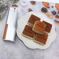 Mini Impresora de Alimentos Comestibles, Impresora Portátil para Pan, Impresora de Tinta de Inyección Manual para Alimentos, Impresora de un Solo Color