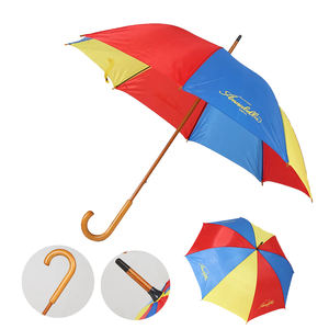 Parapluie droit coupe-vent personnalisé avec impression par sublimation RPET, motif Tour Eiffel de Paris, cadeau promotionnel personnalisé, protection UV - Product Image 3