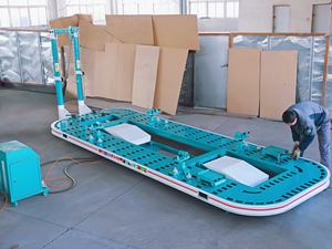 Outils de carrosserie automobile / Équipement de réparation de carrosserie / Machine de correction de châssis automobile | Rampe de <span class=keywords><strong>voiture</strong></span> en acier au manganèse, hydraulique et mécanique - Product Image 2