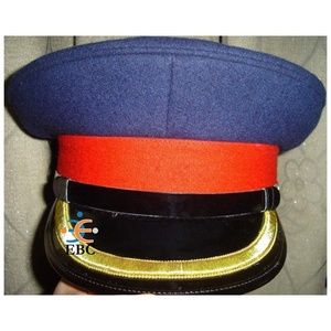 Gorra de Pico de Alta Calidad para Uniforme de Banda, Gorra de Pico con Símbolo de Ancla para Capitán y Oficial con Insignia de Bullion - Product Image 6