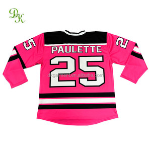 OEM professionale poliestere personalizzato ricamo placcaggio in saia Montreal Canadiens Hockey su ghiaccio arbitro maglia Florida <span class=keywords><strong>pantere</strong></span> - Product Image 4