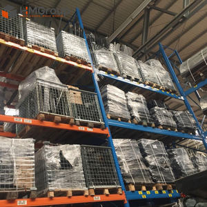 कस्टम फोल्डेबल स्टेकबल गर्म डूबा गैल्वेनाइज्ड जाल धातु पैलेट कॉलर - Product Image 6