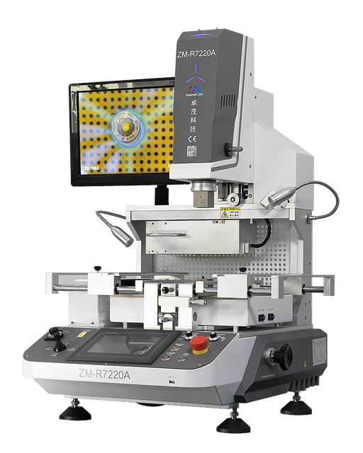 ZM-R7220A BGA Rework Station 5300W Table Soldering Machine with Optical Alignment CCD Programmable Controller Repairing Tools