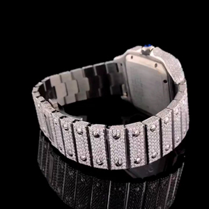 Trending Automatic Rose Gold <b>Silver</b> Lab Grown Wrist <b>Watch</b> Stainless Steel Luxury Custom Resistant Fashion Mechanical <b>Watch</b> for - Product Image 5