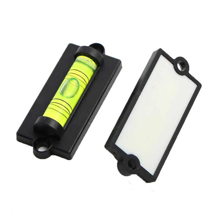 TEBAK Bubble Spirit Level Mini Bubble Level Protractor for Photographic Equipment Electrical Appliances Washing Machines