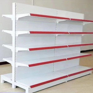 Scaffale Regale da Supermercato Personalizzato con Struttura Regolabile in Acciaio per Negozi di Alimentari - Product Image 1