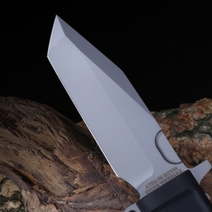 มีดพกพาอเนกประสงค์แบบปรับแต่งได้ ใบมีดสแตนเลส ด้ามจับทำจาก G10 ไม้ และยาง สำหรับใช้งานในอุตสาหกรรม ล่าสัตว์ EDC DIY OEM - Product Image 2