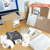 Étiquette d'expédition thermique à bas prix de fournisseur d'or de qualité