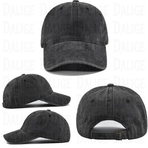 Bán Buôn 100% Cotton Mũ Bóng Chày Người Đàn Ông Phụ Nữ Cổ Điển Rửa Sạch Đau Khổ Mũ Twill Đồng Bằng Có Thể Điều Chỉnh Cha Bông Mũ Hip Hop <span class=keywords><strong>Hat</strong></span> - Product Image 4