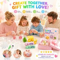 Kit de fabrication de squishies DIY : Fromage, Beurre, Mangue, Arachide – Kit de fabrication de balles anti-stress avec peaux de squishies et garnitures croustillantes en argile, outil d'expansion