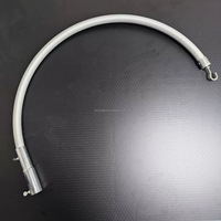 Support de lustre en aluminium NINI personnalisé, robuste, réglable, argenté, écologique, pour arche de toile de fond incurvée, idéal pour mariages et fêtes