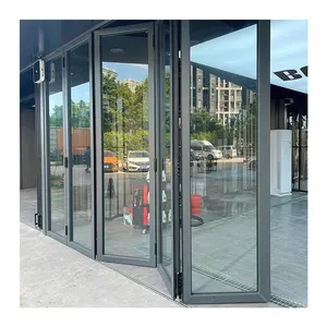 Hot Sale Standard Commercial Accordion Folding Doors Exterior Bifold Doors