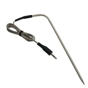 Parámetros personalizados SS304 sonda de temperatura de alimentos NTC Sonda de carne de alimentos PT100 PT1000 sensor de temperatura - Product Image 1