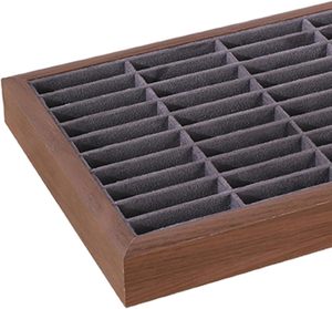 Plateau de présentation de bijoux en bois haut de gamme personnalisé en gros, plateau de présentation de luxe pour les bijoux pour femmes - Product Image 2
