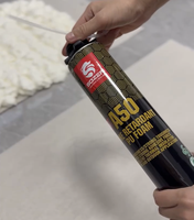 Mousse polyuréthane ignifuge SOZEN A50, mousse PU ignifuge de classe B2, isolation thermique, mousse de remplissage ignifuge pour les interstices