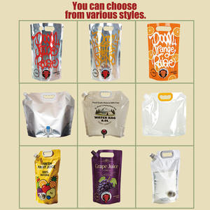 Bolsa <span class=keywords><strong>de</strong></span> Embalaje Biodegradable OEM para Bebidas, <span class=keywords><strong>de</strong></span> Mylar, con Válvula y Caja, para Jugo <span class=keywords><strong>de</strong></span> Maíz, Café, etc. - Product Image 2