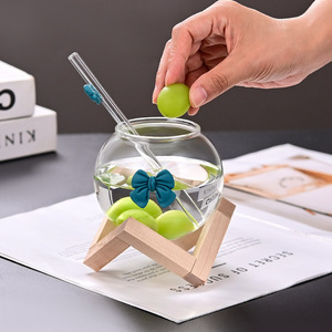 Vaso de Cóctel Esférico Personalizado OEM/ODM, Diseño Creativo con Forma de Lazo, Vasos de Cóctel Creativos para Jugos y Bebidas Heladas, Vaso de Cóctel Único - Product Image 3