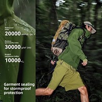 [Shan Ke] Veste bomber de montagne à capuche coupe-vent et imperméable toutes saisons en polyester pour homme, style Tmall Beto