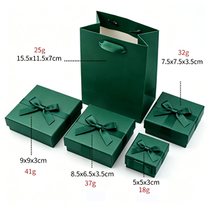 Fashion New Sale Plush Bowknot Jewelry Packaging Pouch and Box Necklace <b>Ring</b> Jewelry <b>Storage</b> Bag - Product Image 3