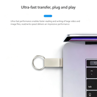 Clé USB-C Flash Drive Mini 8 Go à 64 Go Double Mémoire Stick 3.0 OTG Pen Drive 2.0 Pendrive Métal pour iPhone 15/16 16 128 Go 32 Go