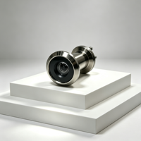 Lunette de porte HD avec loupe, objectif en verre grand angle, en alliage de zinc, pour la sécurité domestique