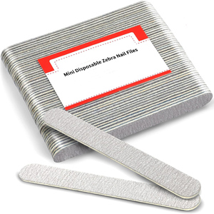 Disposable Double Sided Emery Mini <b>Nail</b> <b>File</b> 80/100 Grit <b>Nail</b> Care Manicure Tool for Polishing - Product Image 1